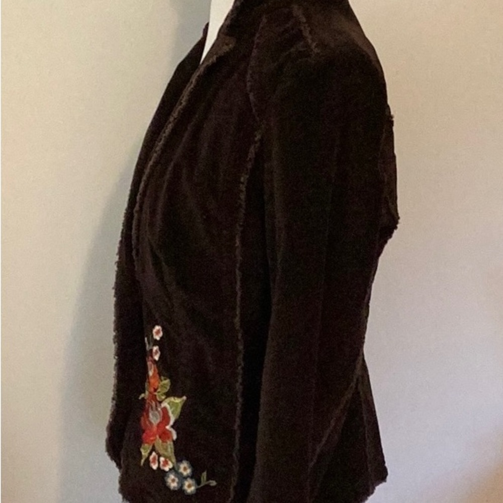 KIKIT JEANS brown corduroy jacket, embroidered - Picture 8 of 13